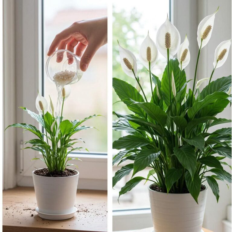 Just 1 Glass Makes Peace Lilies Bloom With So Many Flowers All Year Round