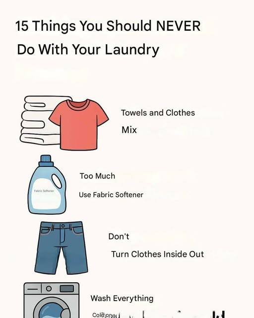15 Common Laundry Mistakes You Should Avoid